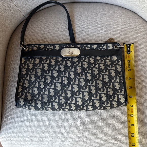 Vintage Monogram Canvas Logo Christian Dior Shoulder bag purse-80’s - Picture 12 of 14